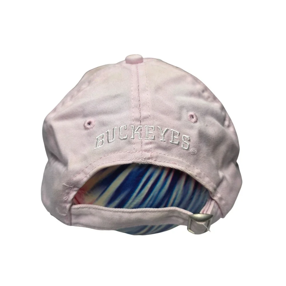 Ohio State Buckeyes Youth Pink Baseball Hat Signatures‎ Embroidered Adjustable O